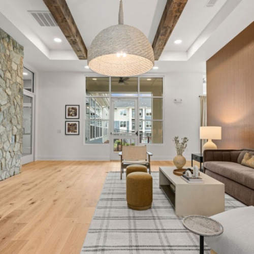 seating in lounge area with a TV